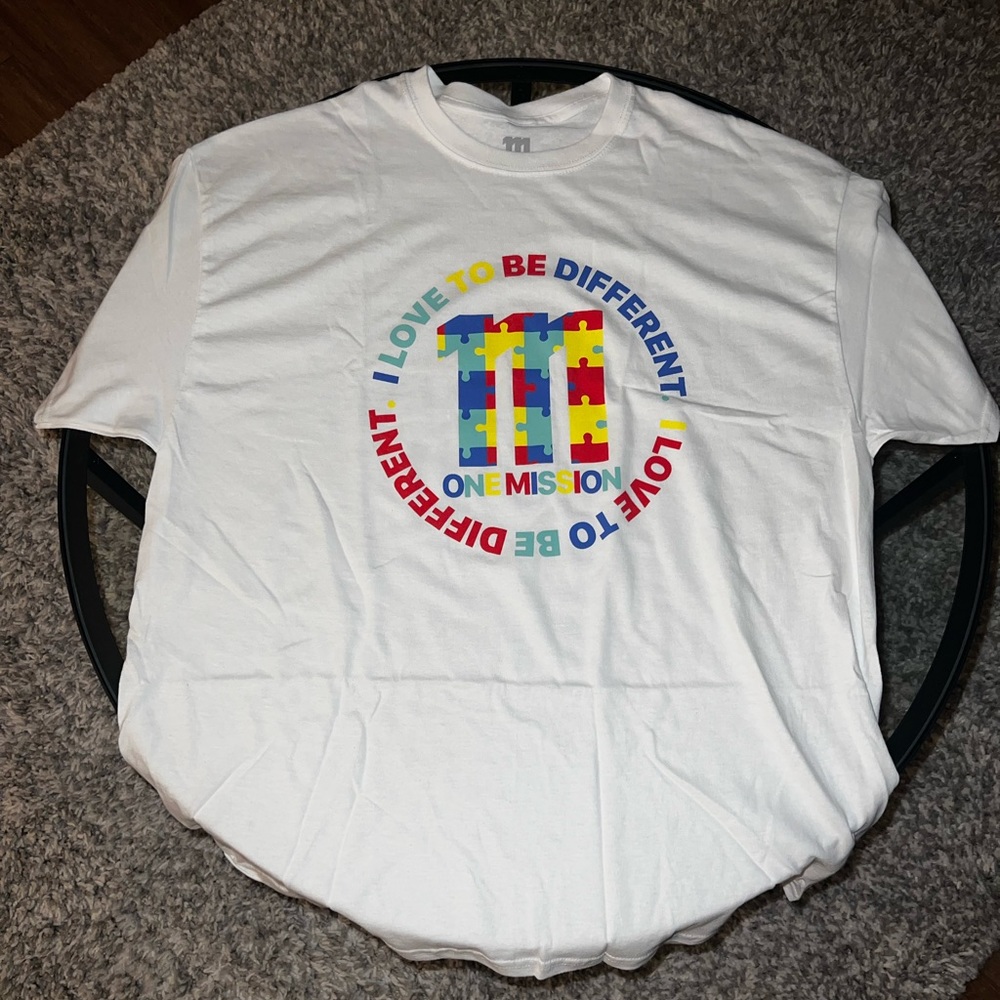 Men’s One Mission White XL Short Sleeve T-Shirt